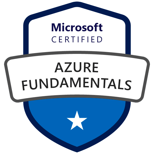 Microsoft Azure Fundamentals (AZ-900) Certification